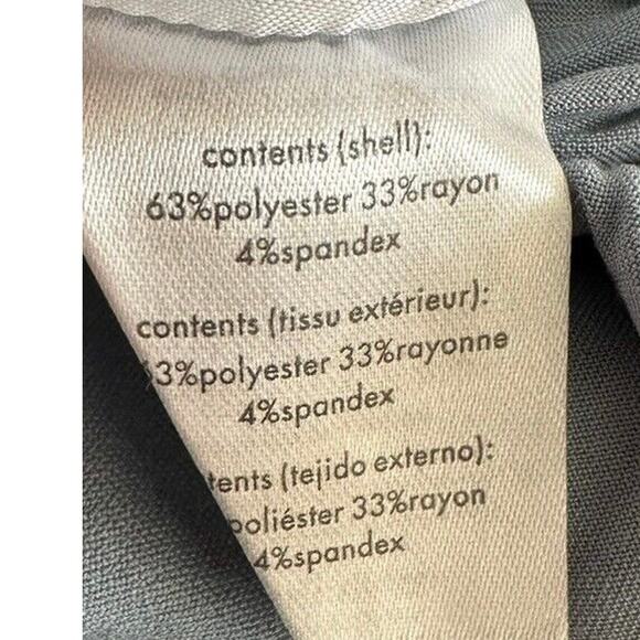 New WeWoreWhat Women's Blue Storm Relaxed Wide Leg Suiting Twill Trouser Pants 2 - Picture 5 of 5